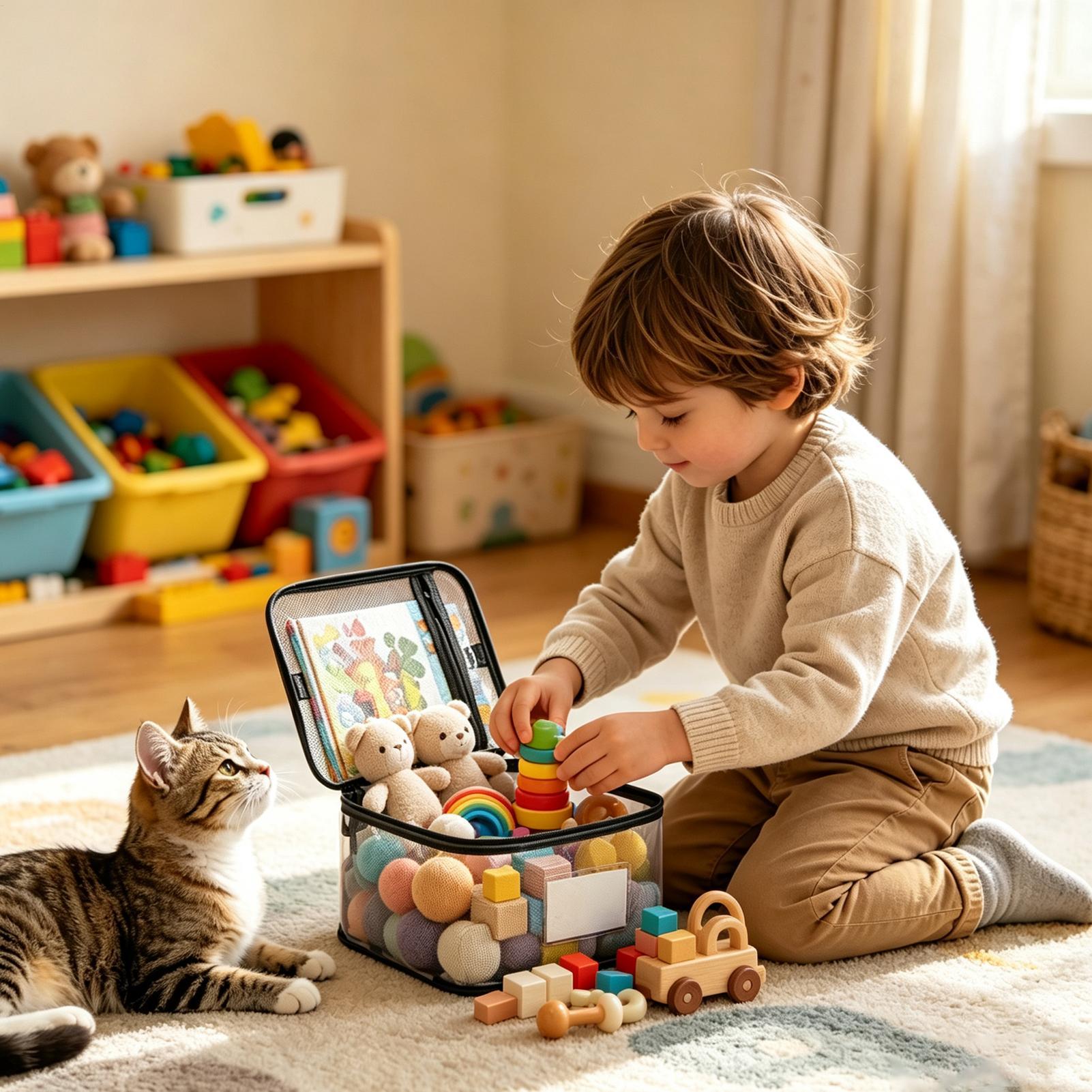 Clear Toy Storage Bags 6 Piece - огляд і ціна Nursery