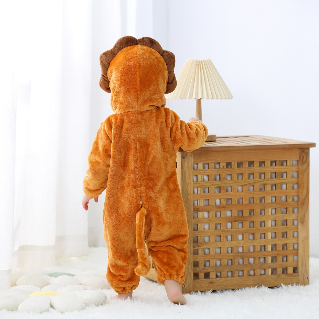 Newborn Baby Cute Lion Animal  - огляд і ціна Cotton Baby Onesies Zipper