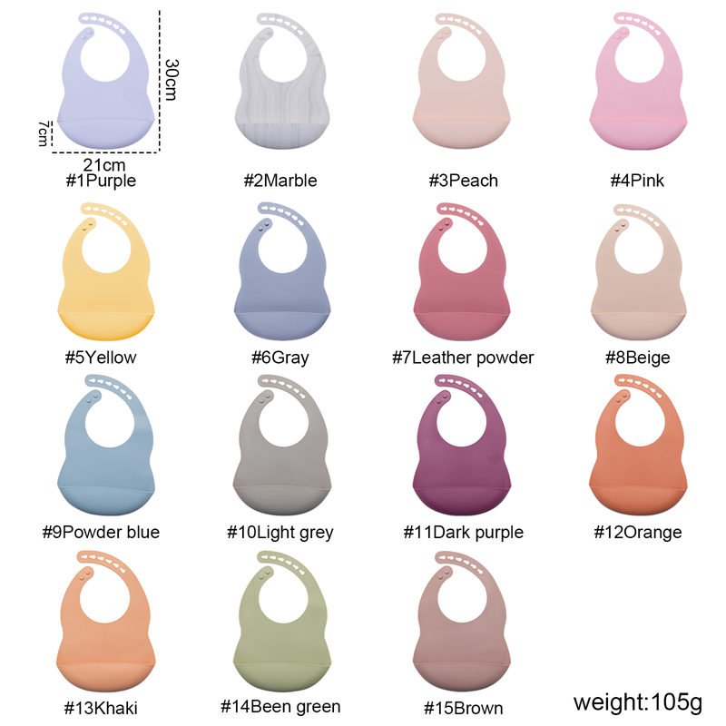 0-3 Years Baby Bib BPA Free Si - огляд і ціна Waterproof Baby Bibs Silicone