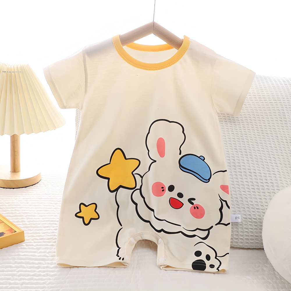 Summer  Printed Newborn Baby C - огляд і ціна Baby Summer Linen Sleeveless Jumpsuit