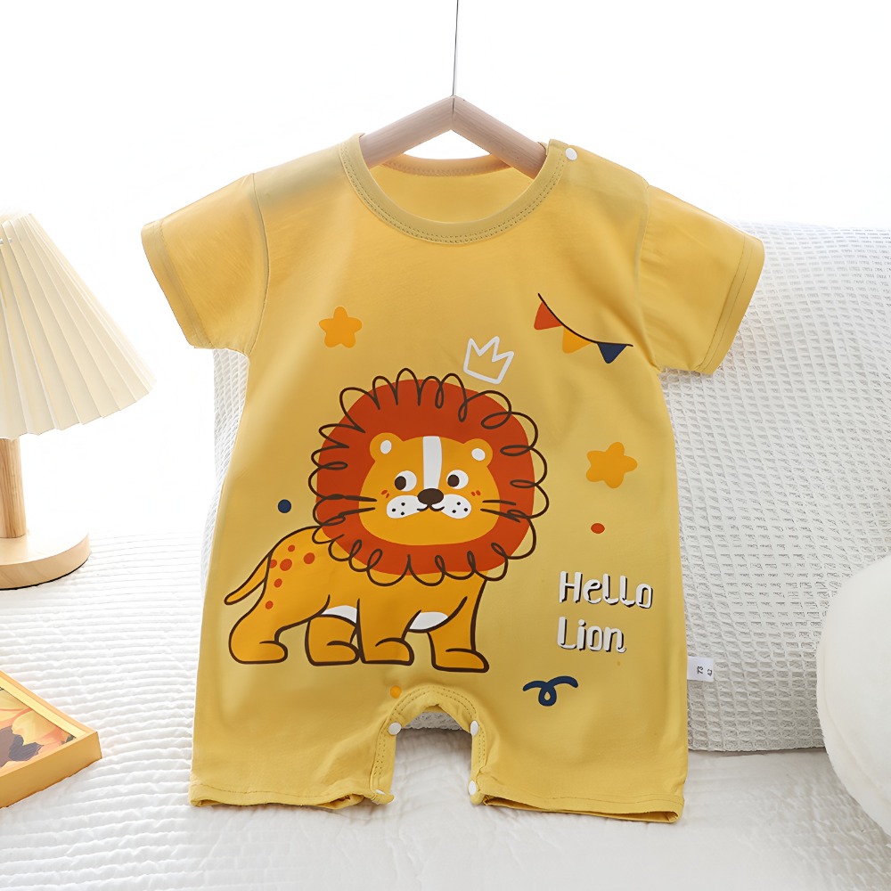 Summer  Printed Newborn Baby C - огляд і ціна Baby Summer Linen Sleeveless Jumpsuit