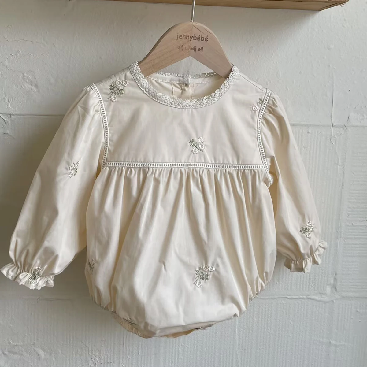 Baby Girls Embroidered Floral  - огляд і ціна Newborn Baby Girl Romper Floral