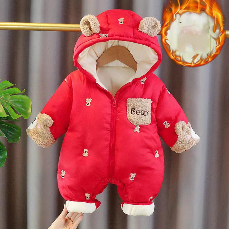 Winter Newborn Baby Romper Thi - огляд і ціна Cotton Baby Onesies Zipper