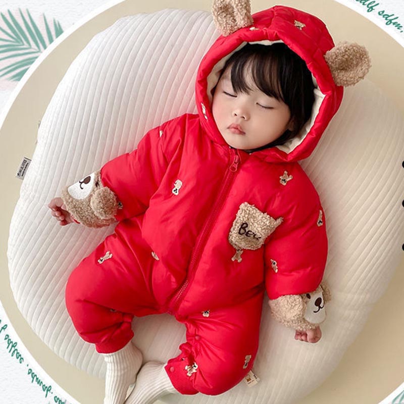 Winter Newborn Baby Romper Thi - огляд і ціна Cotton Baby Onesies Zipper