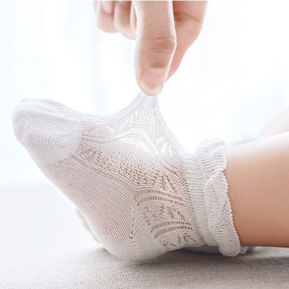 4Pairs Sweet Cotton Baby Ruffl - огляд і ціна Unisex Baby Socks Non Slip