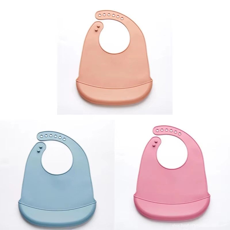 1/3pcs Baby Bib Adjustable Wat - огляд і ціна Waterproof Baby Bibs Silicone