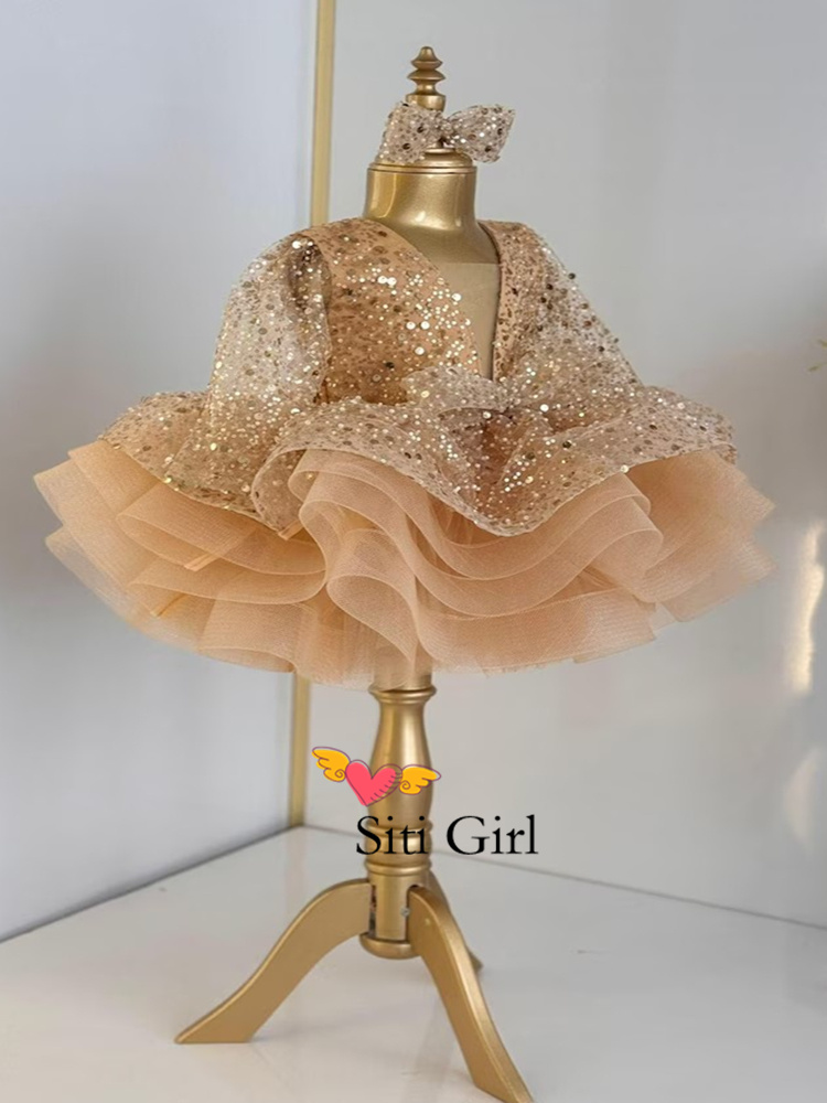 Pink Princess Baby Dress Flowe - огляд і ціна Toddler Girl Tulle Party Dress