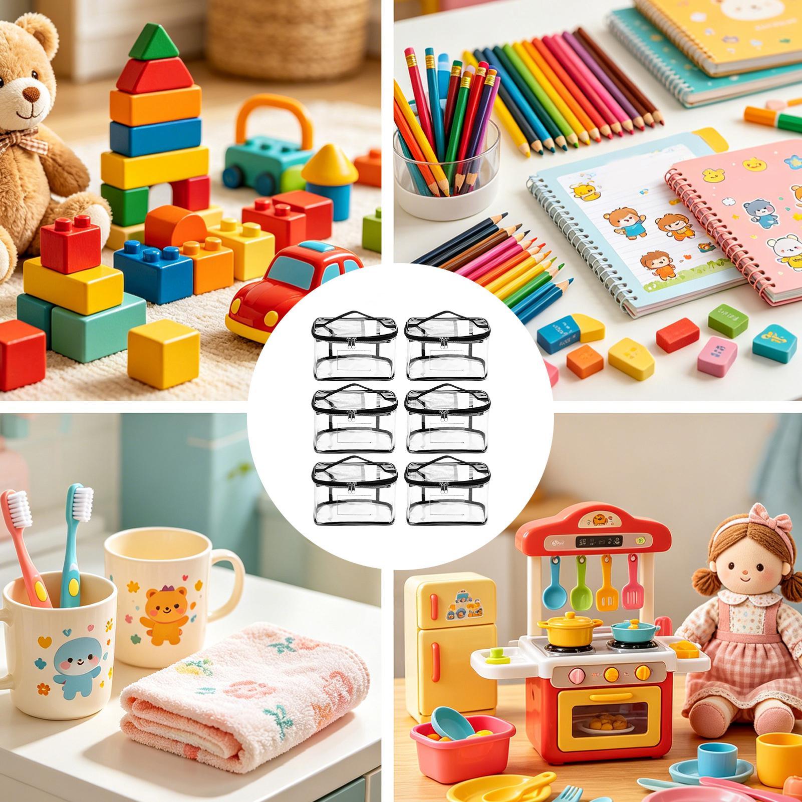 Toy Bags For Storage 6 Pieces  - огляд і ціна Nursery