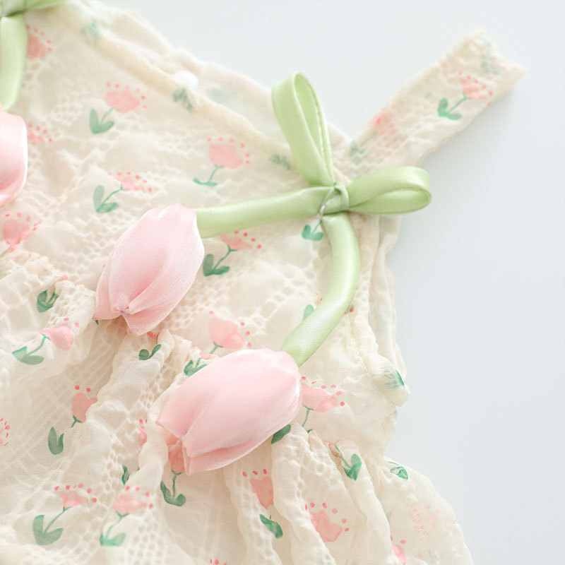 2026 Baby Girl Summer Princess - огляд і ціна Newborn Baby Girl Romper Floral