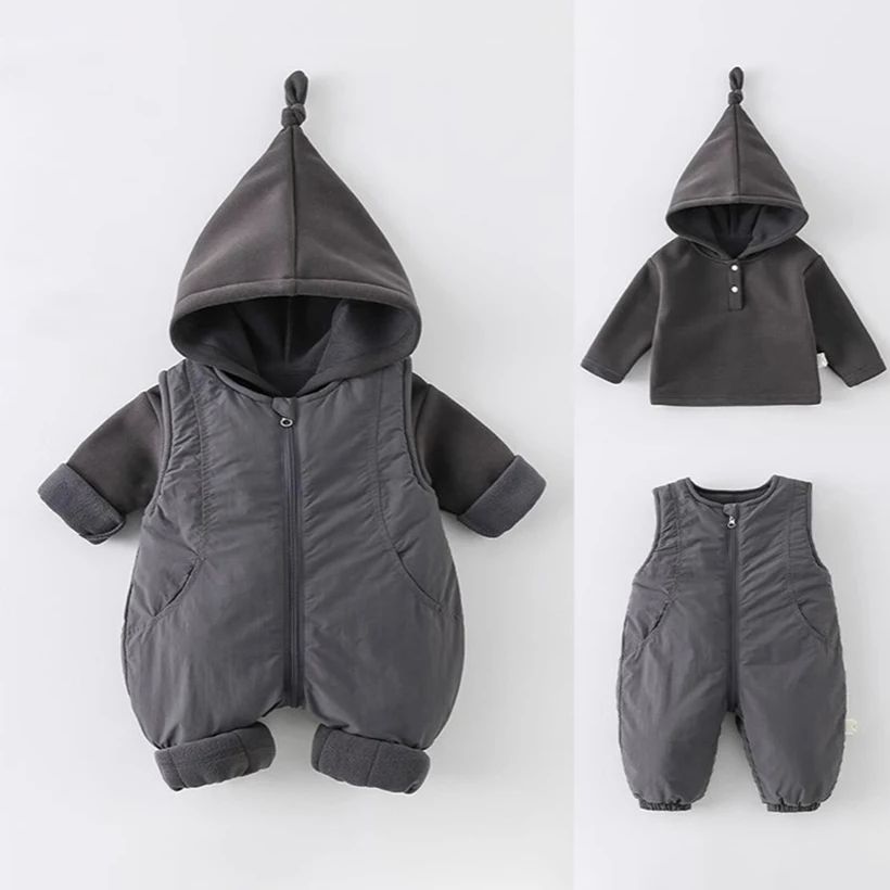 Winter Thickened Cotton Baby R - огляд і ціна Cotton Baby Onesies Zipper