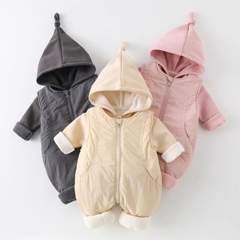 Winter Thickened Cotton Baby R - огляд і ціна Cotton Baby Onesies Zipper