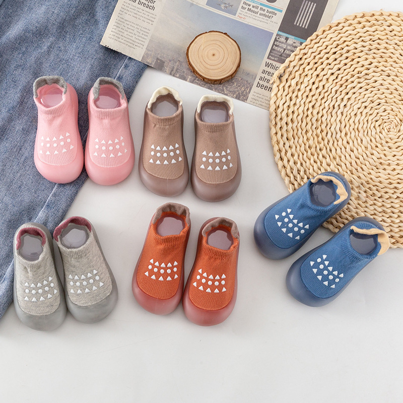 Baby Floor Shoes Blue and Pink - огляд і ціна Unisex Baby Socks Non Slip