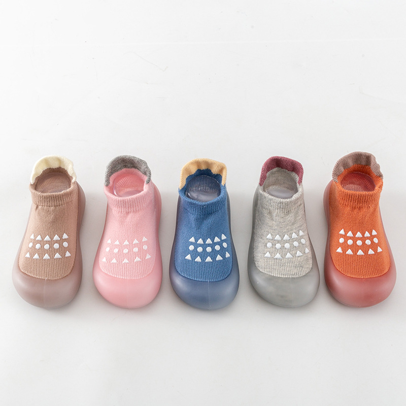 Baby Floor Shoes Blue and Pink - огляд і ціна Unisex Baby Socks Non Slip