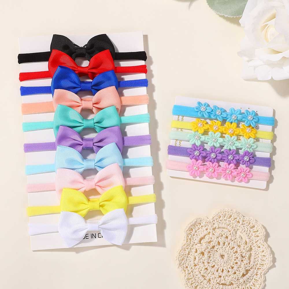 15Pcs Ribbon Bowknot Elastic H - огляд і ціна Baby Gear