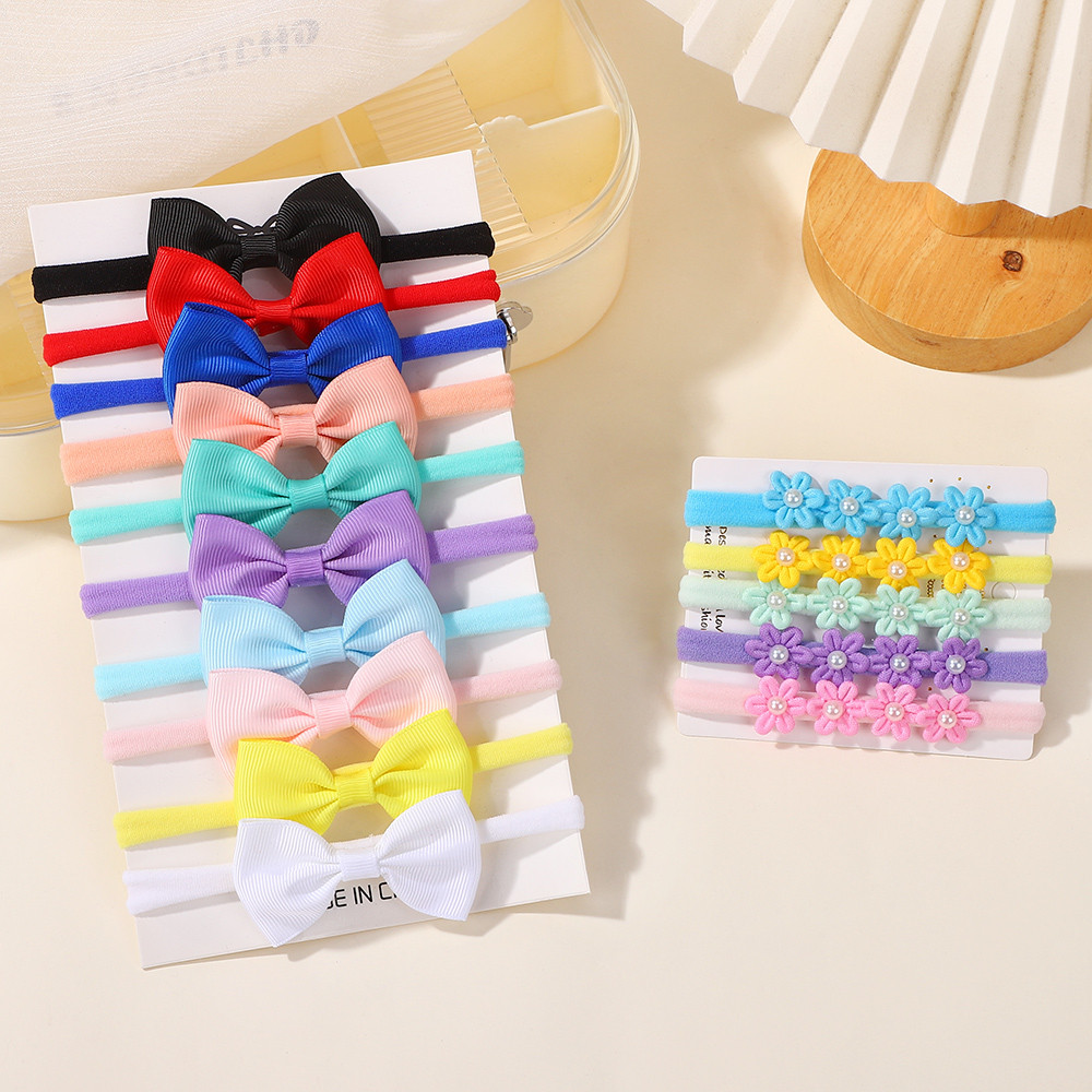 15Pcs Ribbon Bowknot Elastic H - огляд і ціна Baby Gear