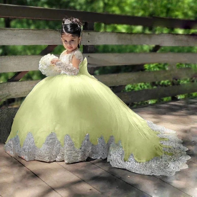 JDY Custom Made Princess Flowe - огляд і ціна Toddler Girl Tulle Party Dress