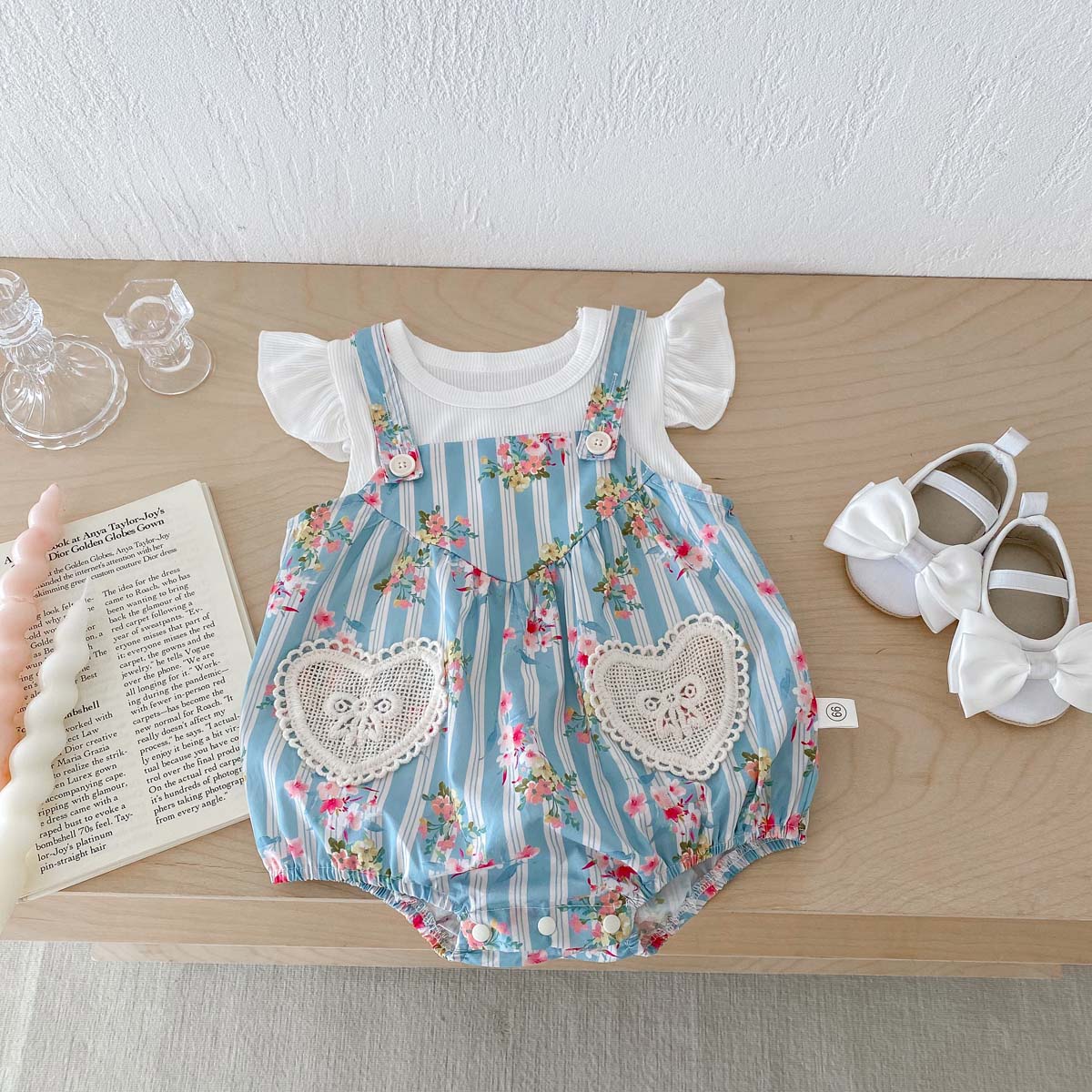 2PCS Newborn Clothes Baby Girl - огляд і ціна Newborn Baby Girl Romper Floral