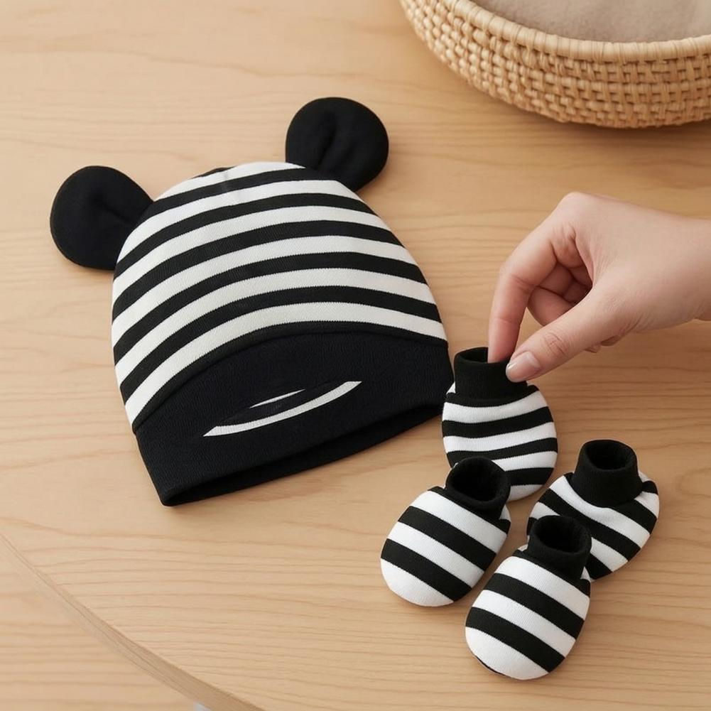 Baby Scratch Mittens Booties N - огляд і ціна Infant Beanie Hat With Ears