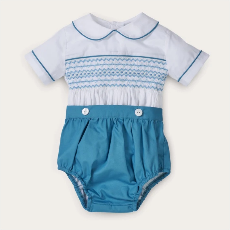 0-6Y Summer Baby Boy Hand Smoc - огляд і ціна Baby Boy Suit Set Baptism