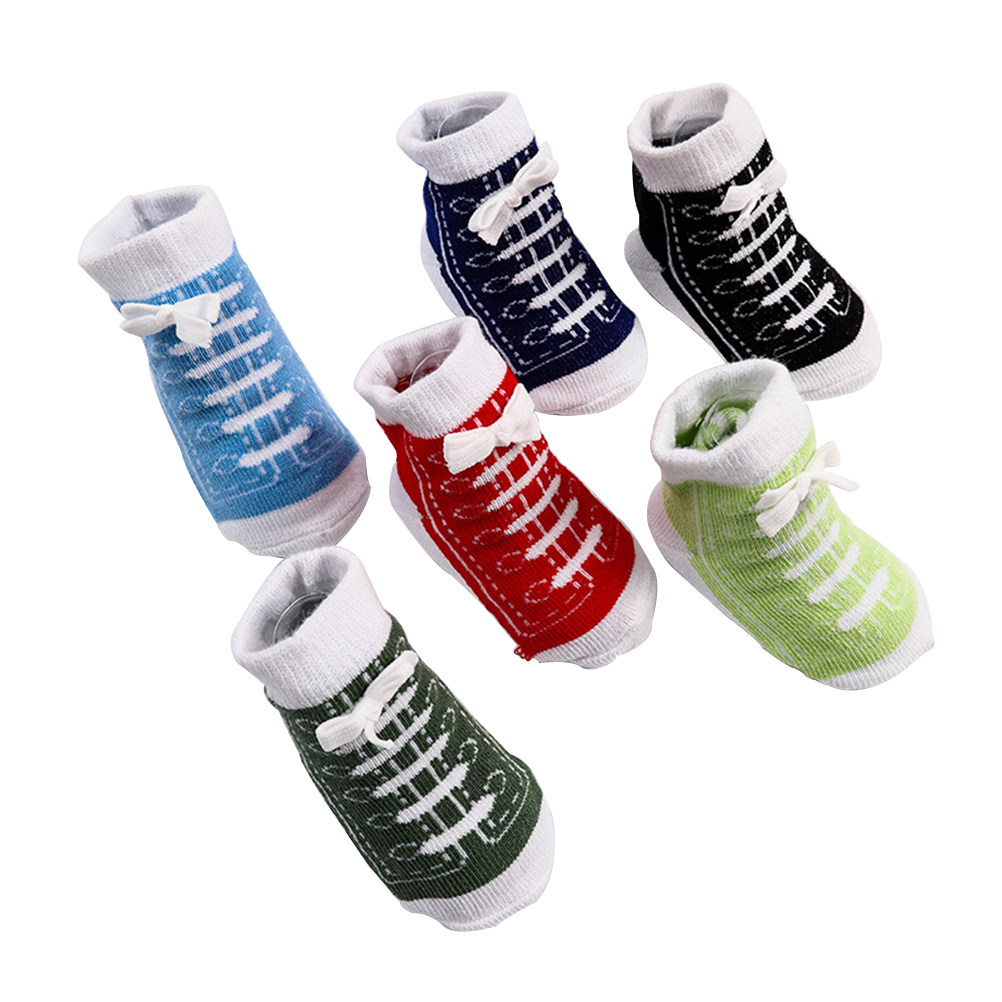 6Pairs Cotton Baby Socks Creat - огляд і ціна Unisex Baby Socks Non Slip