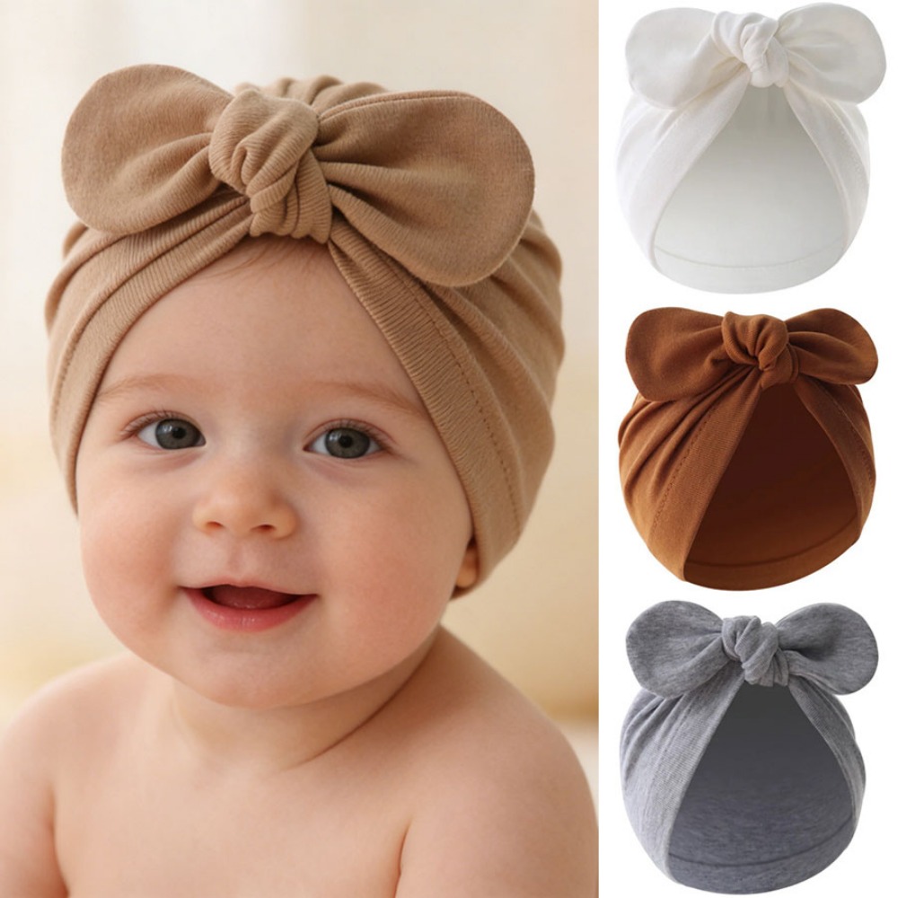 Cute Bunny Ears Baby Turban Ha - огляд і ціна Infant Beanie Hat With Ears