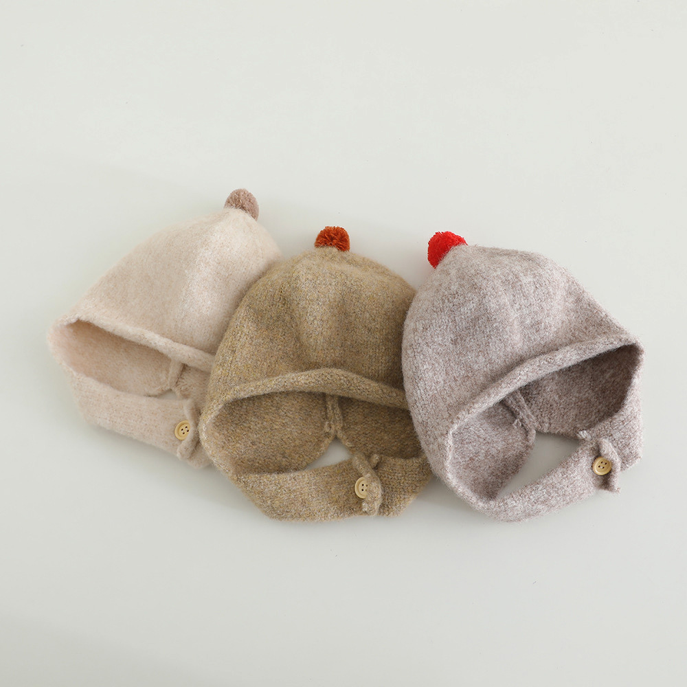 Winter Knitted Baby Earflap Ha - огляд і ціна Infant Beanie Hat With Ears