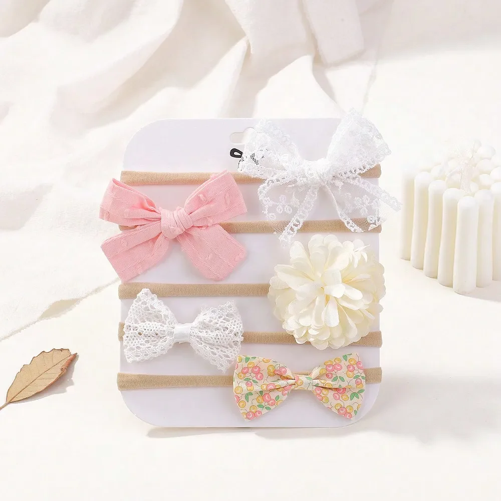 5Pcs/Set Baby Elastic Headband - огляд і ціна Baby Gear