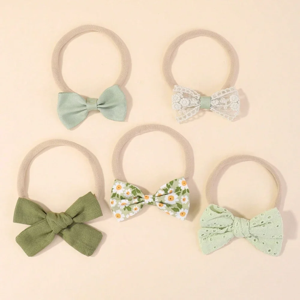5Pcs/Set Baby Elastic Headband - огляд і ціна Baby Gear