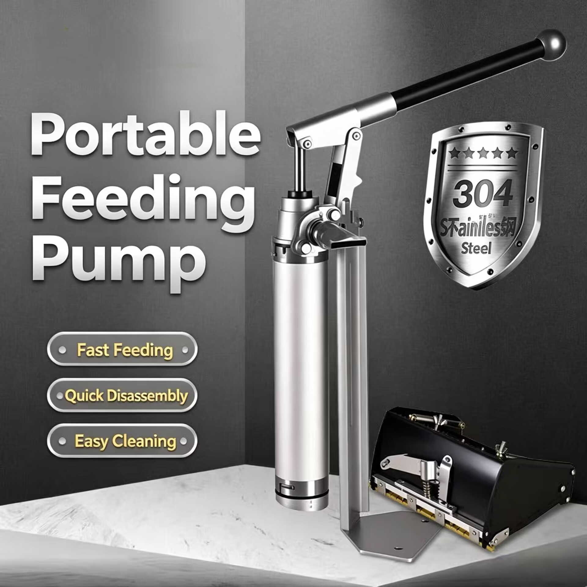 Stainless Steel Manual Feeding - огляд і ціна Feeding