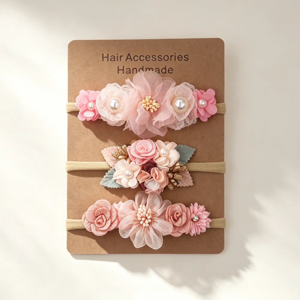 3pcs Baby Girl Elastic Headban - огляд і ціна Baby Gear