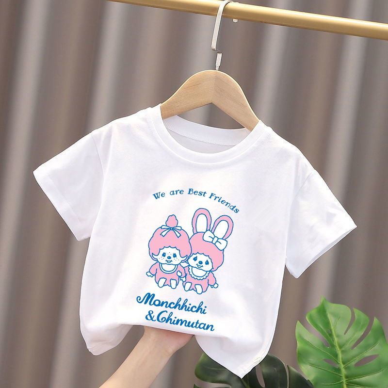 Monchhichi Kids T-shirts Anime - огляд і ціна Baby Clothes