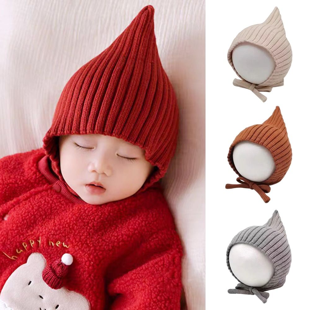 Cute Solid Color Baby Hat Wint - огляд і ціна Infant Beanie Hat With Ears