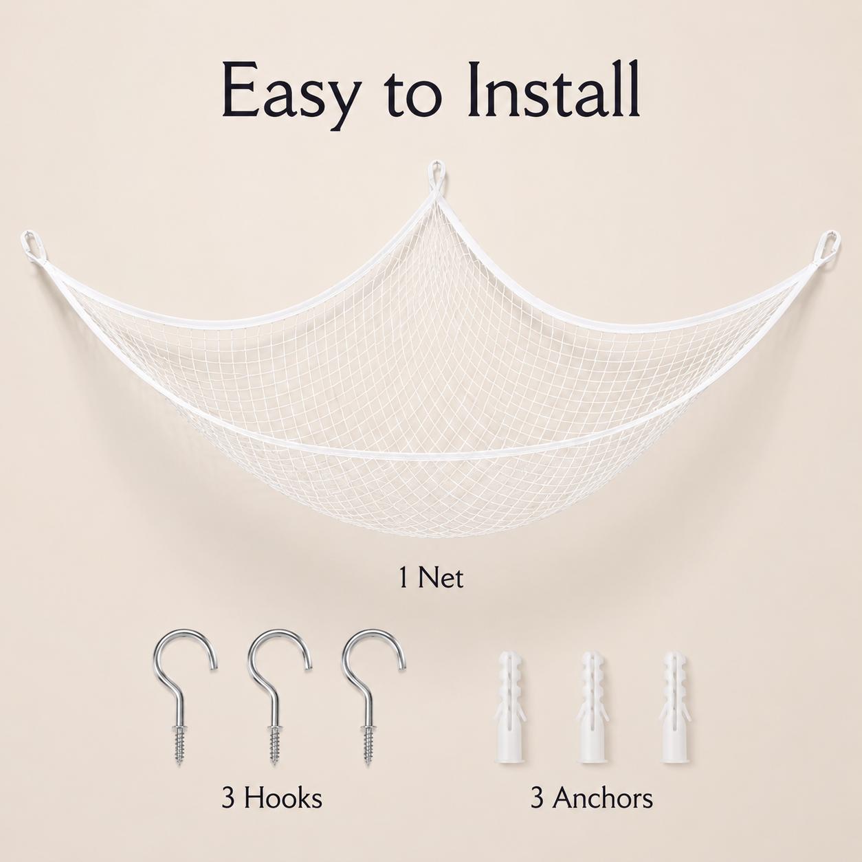Mesh Toy Storage Hammock Hangi - огляд і ціна Nursery