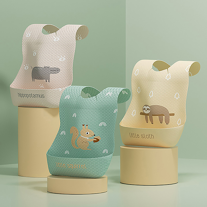 Waterproof Adjustable Food Fee - огляд і ціна Waterproof Baby Bibs Silicone