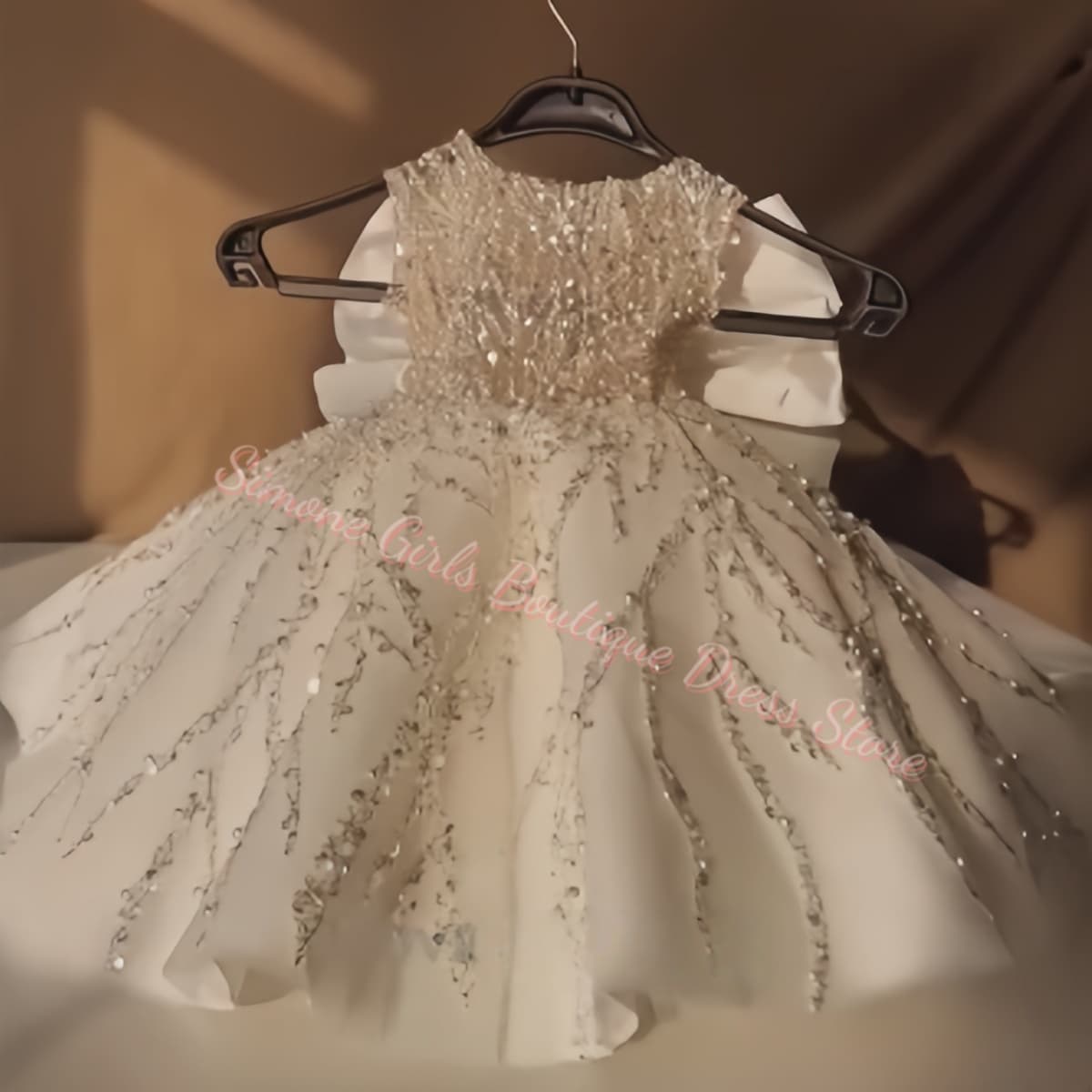 Flower Girl Dress Luxury Beade - огляд і ціна Toddler Girl Tulle Party Dress