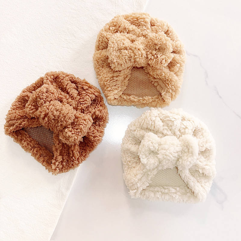 Cute Newborn Baby Knot Turban  - огляд і ціна Infant Beanie Hat With Ears