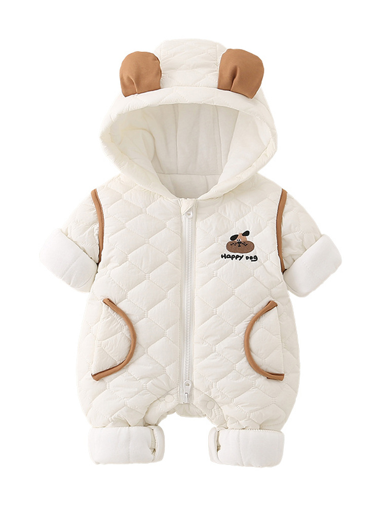 Warm Cotton Baby Outfit with H - огляд і ціна Cotton Baby Onesies Zipper