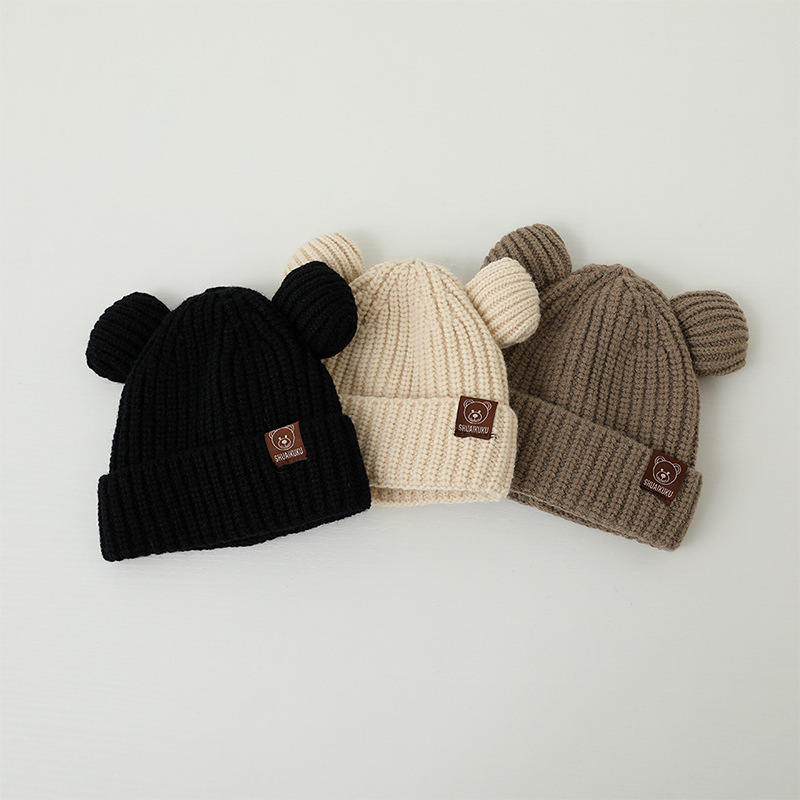 Bear Baby Winter Hat Cartoon E - огляд і ціна Infant Beanie Hat With Ears