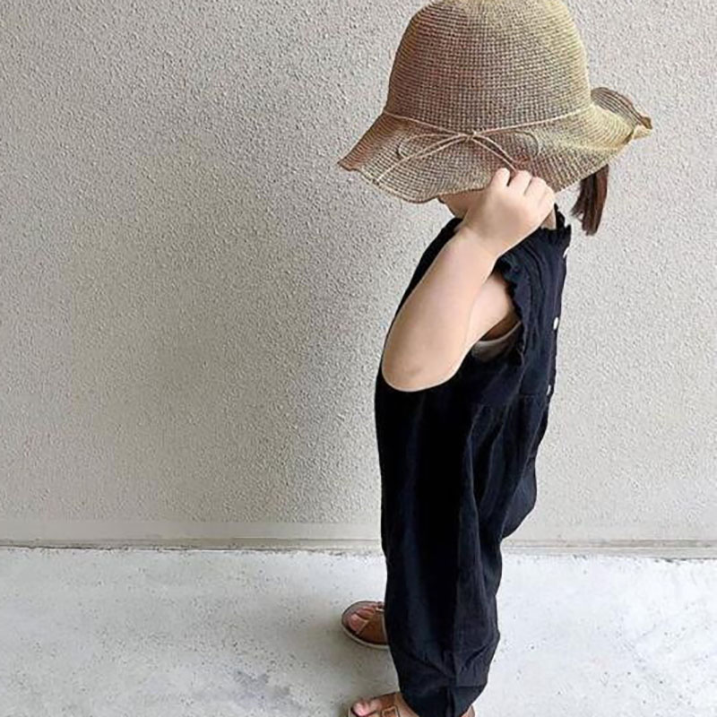 MILANCEL Summer Baby Rompers   - огляд і ціна Baby Summer Linen Sleeveless Jumpsuit