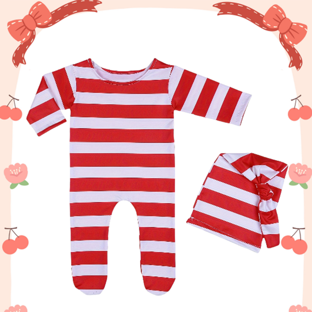 Ylsteed Newborn Red Jumpsuit w - огляд і ціна Infant Photography Props Outfit