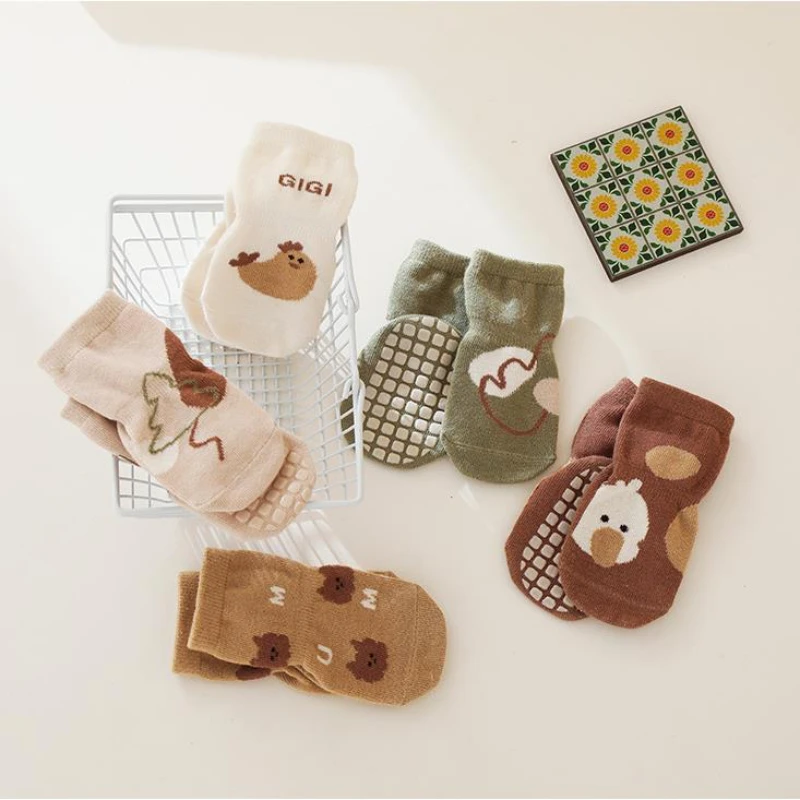 New Autumn Winter Kawaii Baby  - огляд і ціна Unisex Baby Socks Non Slip