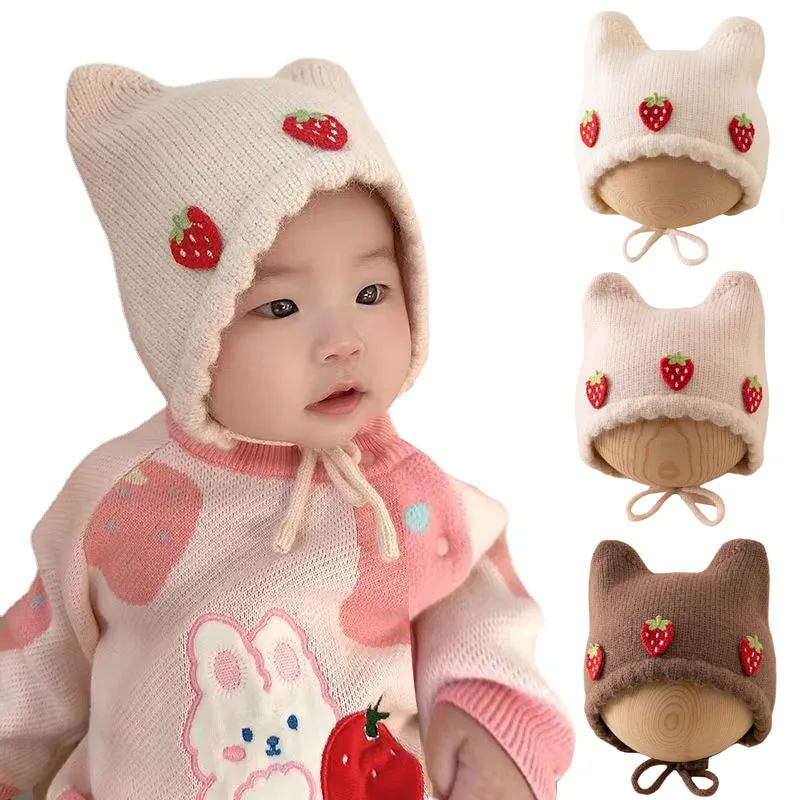 New Autumn Winter Baby Girl Ha - огляд і ціна Infant Beanie Hat With Ears