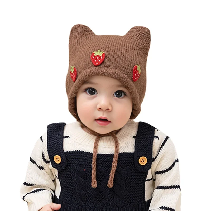 New Autumn Winter Baby Girl Ha - огляд і ціна Infant Beanie Hat With Ears