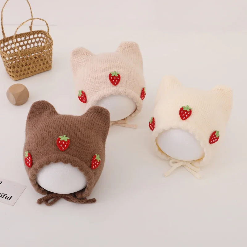 New Autumn Winter Baby Girl Ha - огляд і ціна Infant Beanie Hat With Ears