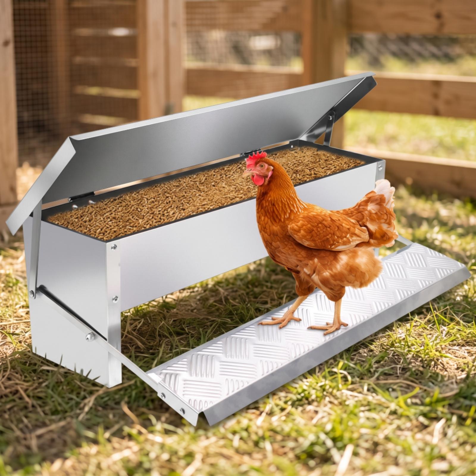 Automatic Poultry Feeder Troug - огляд і ціна Feeding