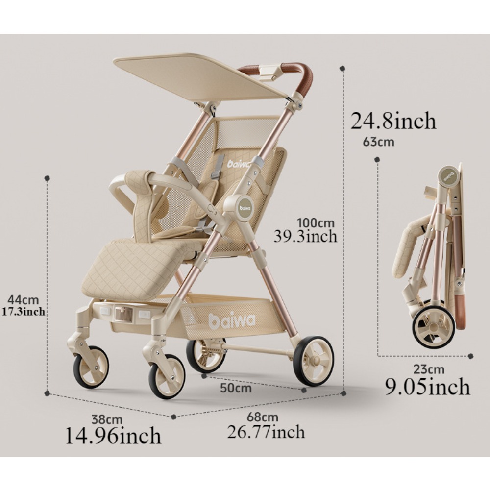 Baby Stroller Foldable Travel  - огляд і ціна Lightweight Foldable Baby Stroller Compact