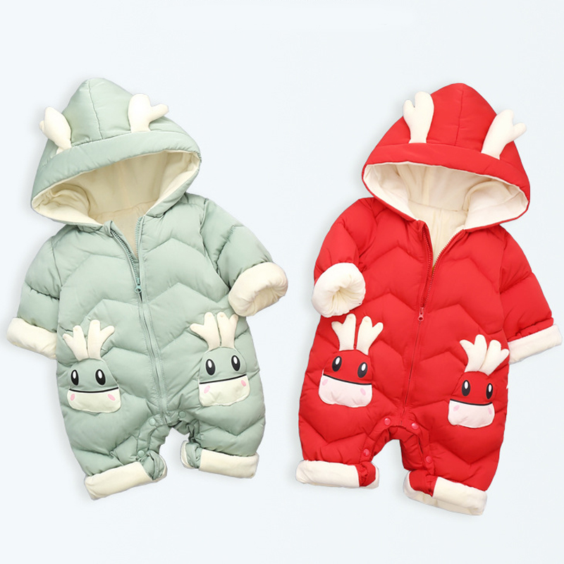 1-3Y Infant Thick Velvet Rompe - огляд і ціна Cotton Baby Onesies Zipper
