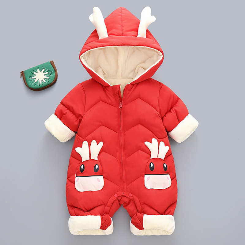 1-3Y Infant Thick Velvet Rompe - огляд і ціна Cotton Baby Onesies Zipper