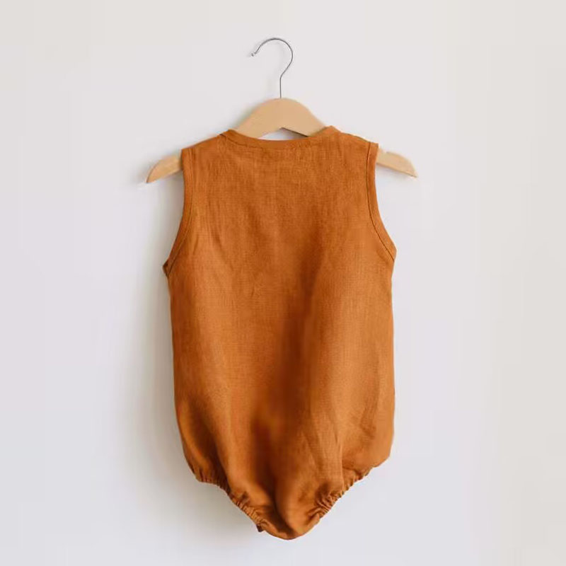 Newborn Baby Boys Linen Cotton - огляд і ціна Baby Summer Linen Sleeveless Jumpsuit