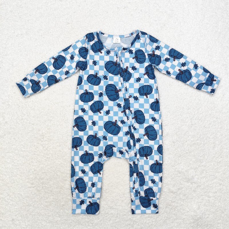 8.21 Bamboo Fly Blue Pumpkin L - огляд і ціна Cotton Baby Onesies Zipper